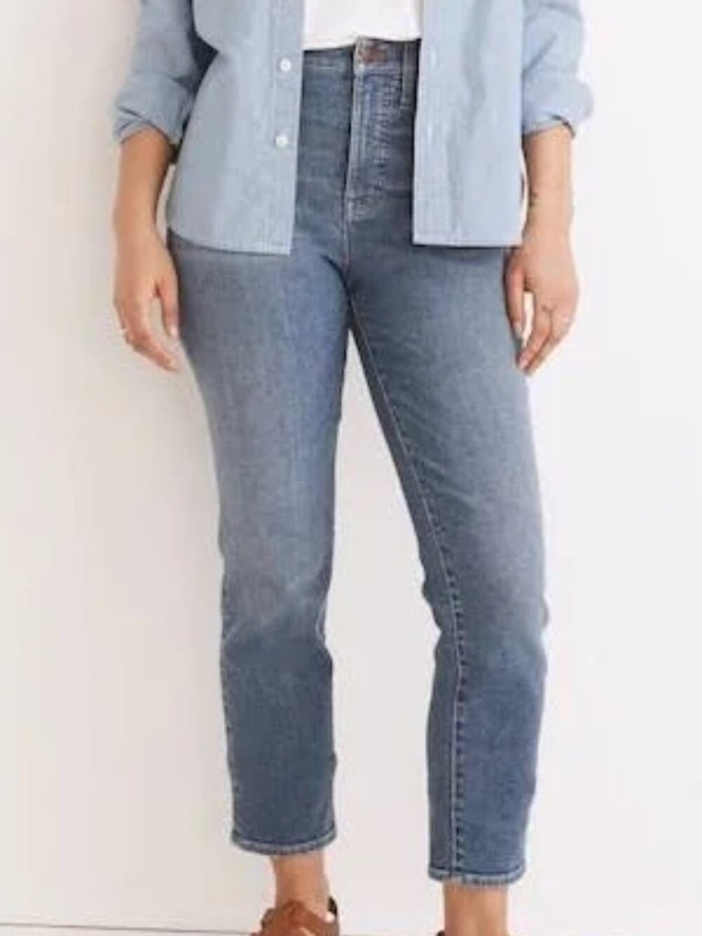 Madewell Curvy High-Rise Vintage Jeans in Finney Wash